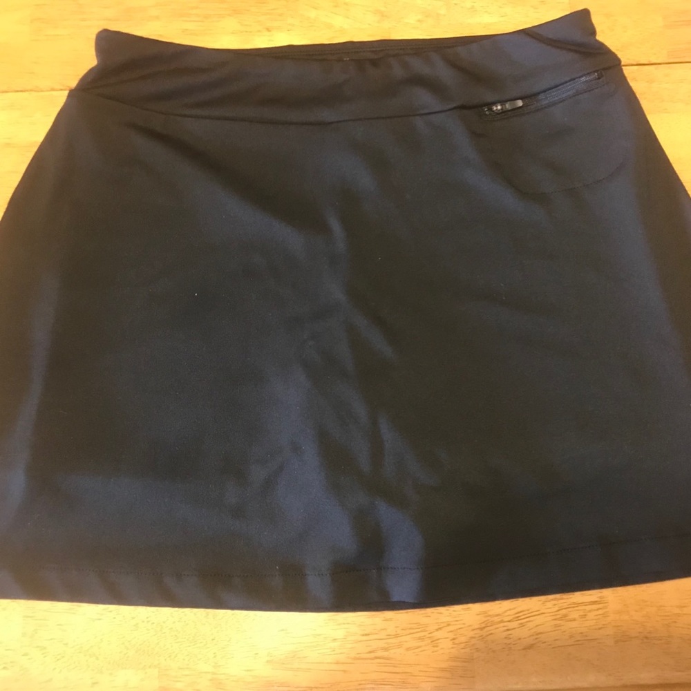 Black spandex Skort